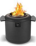 MaxKare Fire Pit Table Outdoor Propane Fire Column 23 Inch with 50,000 BTU for Back Patio and Garden