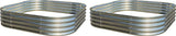 Land Guard Garden Bed 2-Pack Metal Elevated Planter for Vegetable Flower Herb (5 ft. x 5 ft.)