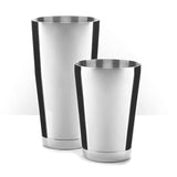 Piña Barware Stainless Steel Commercial Bar Boston Shaker Tin Set - 28oz. & 18oz. / Mirror Polished (1 Pair)