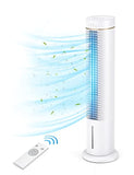 FineSky 3-in-1 Evaporative Air Cooler, 45 Inch, Tower Fan and Humidifier, 80 ° Oscillating Cooling Fan with 4 Speeds, 3 Modes, 6L Water Tank, Remote Control