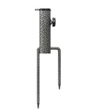 BUYBEYBUY Umbrella Anchor, Beach Umbrella Stand for Ground, Steel Inground Umbrella Holder Stand Outdoor, Beach Umbrella Base with 2 Forks, Umbrella Stake Safe for Use
