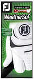 FootJoy Men's WeatherSof Golf Gloves, Pack of 2 (White)