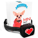 ELECANE Mini Training Collar for Small Dogs 5-15lbs - Rechargeable Pet Obedience Trainer with Remote Control - Waterproof, 1000-Foot Range - Beeping Sound & Vibration Mode - 6 to 26-Inch Adjustable Strap