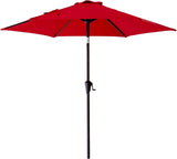 MURBONE 9 ft Outdoor Patio Market Table Umbrella with Tilt, Anthracite