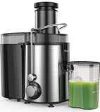 Sagnart Juicer Machines Centrifugal Juice Extractor for Whole Fruit and Vegetables, BPA-Free, Dual Speed and Overheat Overload Protection, Anti-drip and Detachable Stainless Steel Citrus Juicer, Included Brush