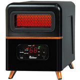 HealSmart DR-978 Infrared Space Heater, Hybrid, Black