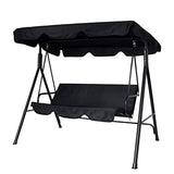 Circrane Outdoor Patio Swing Chair, Convertible Canopy Swing with Removable Cushion and Weather Resistant Powder Coated Steel Frame, Suitable for Patio, Garden, Poolside, Balcony