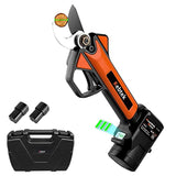 BBrand Kebtek Cordless Electric Pruning Shear, Cordless Pruner Battery Powered with 2PCS Backup Lithium Battery 2500mAh, 30mm (1.18 Inch) Cutting Diameter