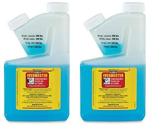 Durvet Ivermectin Pour On Dewormer 250mL