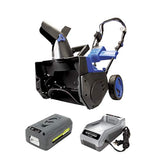 Snow Joe ION18SB-HYB 18-Inch 40 Volt Single Stage Brushless Snow Blower, Kit (Hybrid w/4.0-Ah Battery + Quick Charger)