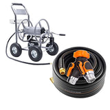 Giraffe Tools Metal Hose Reel Cart, 100ft 5/8