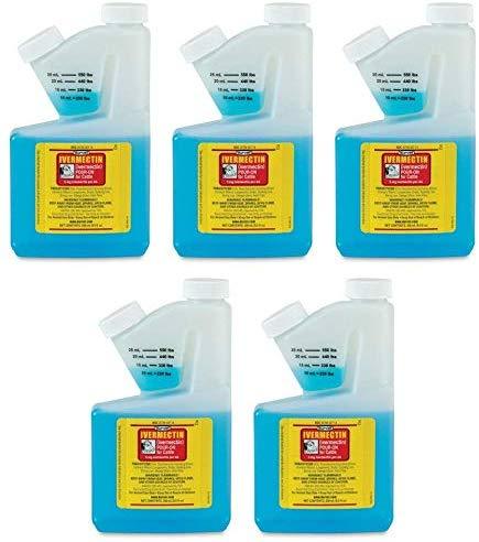 Durvet Ivermectin Pour On Dewormer 250mL