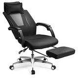 ORISTUS Office Chair with Footrest Ergonomic Home Office Chair with Adjustable Back Support and Widened Headrest, Mesh Office Chair for Hom Office with 150° Tilt Function