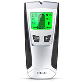 FOLAI Stud Finder Sensor Wall Scanner -4 in 1 Electronic Stud Posi Tioner with Digital LCD Display, Central Positioning Stud Sensor and Sound Alarm are Display for Wood AC Wire Metal Studs Detection