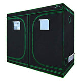 GA GREENARCHITECTURE  Grow Tent Reflective Mylar Hydroponic Grow Tent with Observation Window and Waterproof Floor Tray for Indoor Plant Growing (96x48x80)