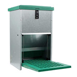 Grandpa's Feeders Chicken Treadle Feeder - 17.6 lb. Capacity, Pressure Lever Automatic Chicken Feeder System, Pest Proof