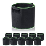 Garden4Ever 10-Pack 5 Gallon Grow Bags Heavy Duty Container Thickened Nonwoven Fabric Plant Pots with Handles