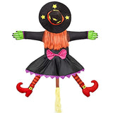 Poptrend Crashing Witch into Tree Halloween Yard Decoration