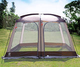 EVER ADVANCED 12' x10' Screen House Tent Netted Canopy Mesh Tents for Camping 8-10 Person Sun Shelter