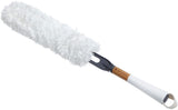 Full Circle Dust Whisperer Microfiber Duster with Machine Washable Head, White