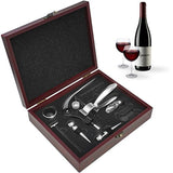 Sorbus Wine Opener Gift Set Corkscrew Kit— Deluxe 9 Pieces Wine Tool Set Includes:Corkscrew Opener, Wine Stoppers, Corkscrews, Thermometer, Foil Cutter, Pourer/Stopper, Drip Ring-For Any Occasion!