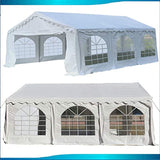 DELTA Canopies Budget PVC Party Tent Canopy Shelter 20'x20' - White
