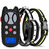 Flittor Shock Collar for Dogs, Dog Training Collar, Rechargeable Dog Shock Collar with Remote, 3 Modes Beep Vibration and Shock Waterproof Bark Collar