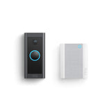 WJLING Ring Video Doorbell Wired – Convenient, essential features in a compact design, pair with Ring Chime to hear audio alerts in your home (existing doorbell wiring required) - 2021 release