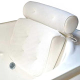 YWSHF Bath Pillow with Strong Non-Slip Suction Cups & Hook, Spa Bathtub Pillow for Head, Neck Shoulder and Back Support, 3D Air Mesh Tub Pillow Soft & Quick Dry