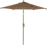 MURBONE  9 ft Patio Umbrella Outdoor Market Umbrellas Table Umbrellas | 3 Years Non-fading material & Push Button Tilt | Best for Deck, Balcony, Garden, Lawn & Pool (Beige)
