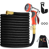 HmiL-U 150FT Expandable garden hose-Strongest water hose with Double Latex Core, 3/4