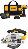 DEWALT 20V Max Cordless Drill / Driver Kit, Compact, 1/2-Inch (DCD771C2)