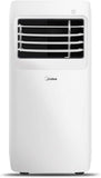 MIDEA MAP08R1CWT Portable Air Conditioner, Dehumidifier, Fan 3-in-1, 8,000 BTU(for Rooms up to 175 sq.ft), White