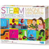 Toysmith 4M Magnet Exploration from STEAM Powered Kids, Transform This Super Magnet Set to Perform Fun Experiments and Games, Over 20 Games and Experiments Included, Ages 8+