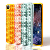 LANZIMOOD Fidget Sensory Toy Case,Compatible for iPad case 8th generation/7th Generation(10.2 in/10.9in/12.9in), Soft Silicon for Tablet case.