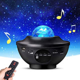 Bietrun Ocean Galaxy Light Projector, Galaxy Light Projector for Bedroom,Eicaus 3 in 1 Ocean Galaxy Light with Remote Control,Built-in Music Speaker and Voice Control,for Kid Baby.