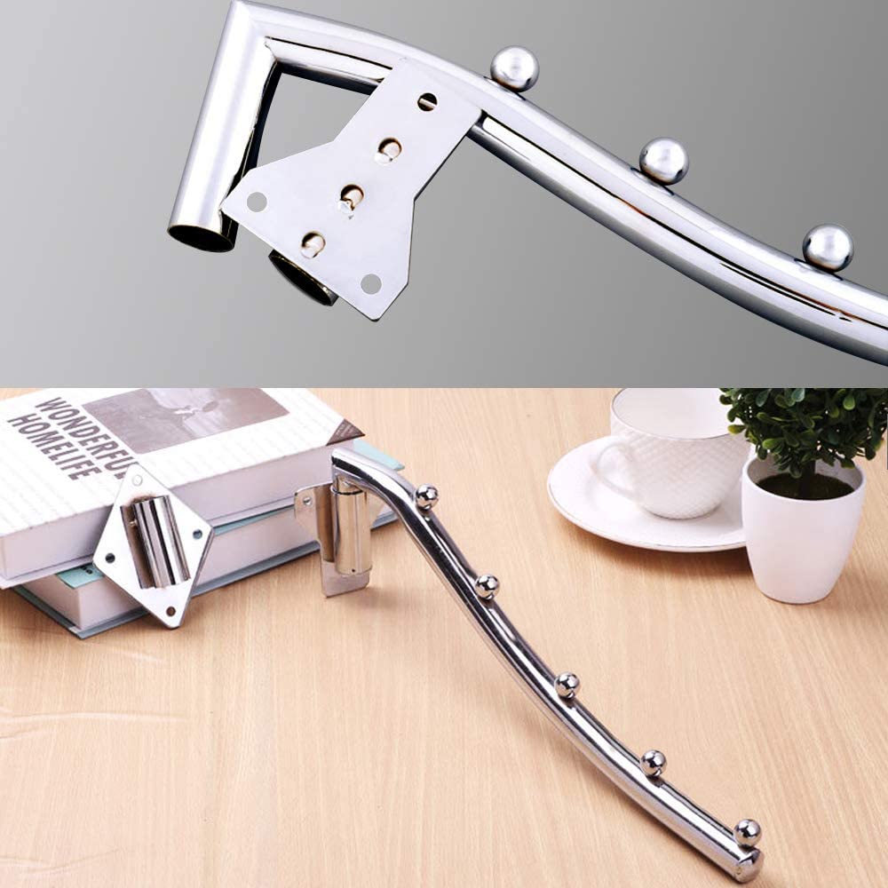 YYST Clothes Hanger Organizer Rack Sturdy Metal Clothes Caddy Storage Holder Stacker for Closet & Room Tidier Laundry Rooms Drying Rack - Chrome (2 Pack)