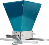 Brewland Malt Crusher Adjustable Barley Grinder 2 Roller Grain Mill Stainless Steel Adjustable Barley Grinder with Cleaning Brush and Large Capacity Hopper for Beer Brewing