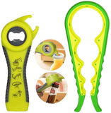 Maxracy Premium All-in-one Bottle Can Lid Twist Gripper Ideal for Seniors Arthritis Suffers and Weak Hands with Free Jar Opener (5-in-1 Green and 4-in-1 Yellow)