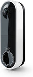 Shyueda  Essential Wire-Free Video Doorbell - HD Video, 180° View, Night Vision, 2 Way Audio, Direct to Wi-Fi No Hub Needed, Wire Free or Wired, White - AVD2001