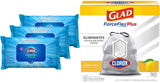 Clorox Disinfecting Wipes, Bleach Free Cleaning Wipes, Fresh Scent, Moisture Seal Lid, 75 Wipes, Pack of 3 (New Packaging)