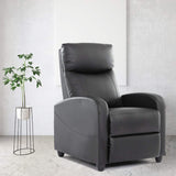 SMUG Recliner Chair, Living Room Chair Fabric Push Back Single Reclining Sofa Home Theater Seating Indoor Lounge Furniture for Bedroom, and Other Home Spaces, Grey