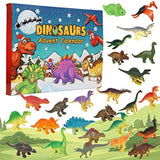 ATDAWN Advent Calendar 2021 with 24 Dinosaurs for Boys, Girls, Kids and Toddlers, Christmas Countdown for Christmas Party Favor Gifts, Christmas Stocking Toys