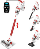 UMLo  Cordless Vacuum Cleaner, Stick Vacuum with 265W 25Kpa Powerful Suction, Rechargeable Battery Vacuum, Up to 60mins Runtime, 8 in 1 LED Lightweight Vacuum for Pet Hair Carpet Hard Floor, UMLo V111