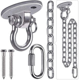 BeneLabel Hanging Kits Hammock Chair Hardware, Heavy Duty Swing Hanger and 39.37