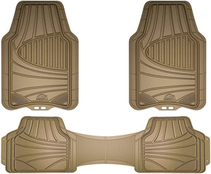 Custom Accessories Armor All 78842 4-Piece Tan All Season Rubber Floor Mat
