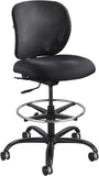 EDX Vue Mesh Extended-Height Chair 3395BL, Ergonomic, Breathable Mesh Back, black, mid-back