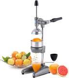AMZCHEF Pro MJP-100 Professional Manual Juice Cold Press Juicer for Citrus, One-Size, Grey