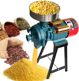 NAIZEA Grain Mills Wet Dry Cereals Grinder, Electric Wet Grain Mill Corn Mill, Heavy Duty 3000W 110V Commercial Grain Grinder Machine, Wheat Feed Mill Flour Mill with Funnel (Dry Wet Grinder)