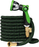 Greness Garden Hose Flexible Expandable Retractable - GreenFriendlyHome - Kinkless Durable Water Hose, Strongest Hose Fabric, Multi Latex Core, 3/4